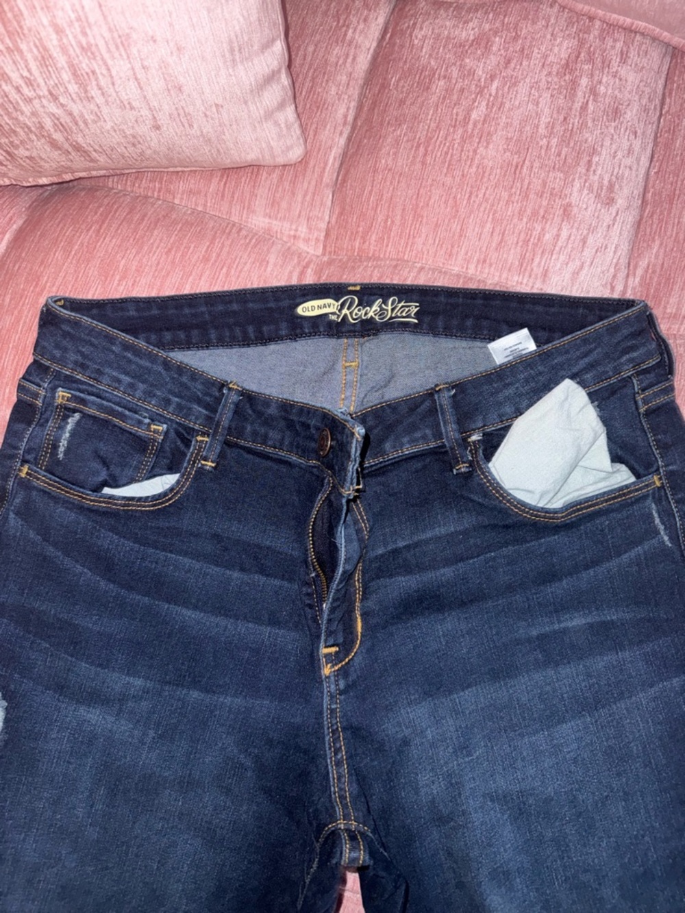 Old Navy RockStar Women's Dark Blue Skinny Jeans